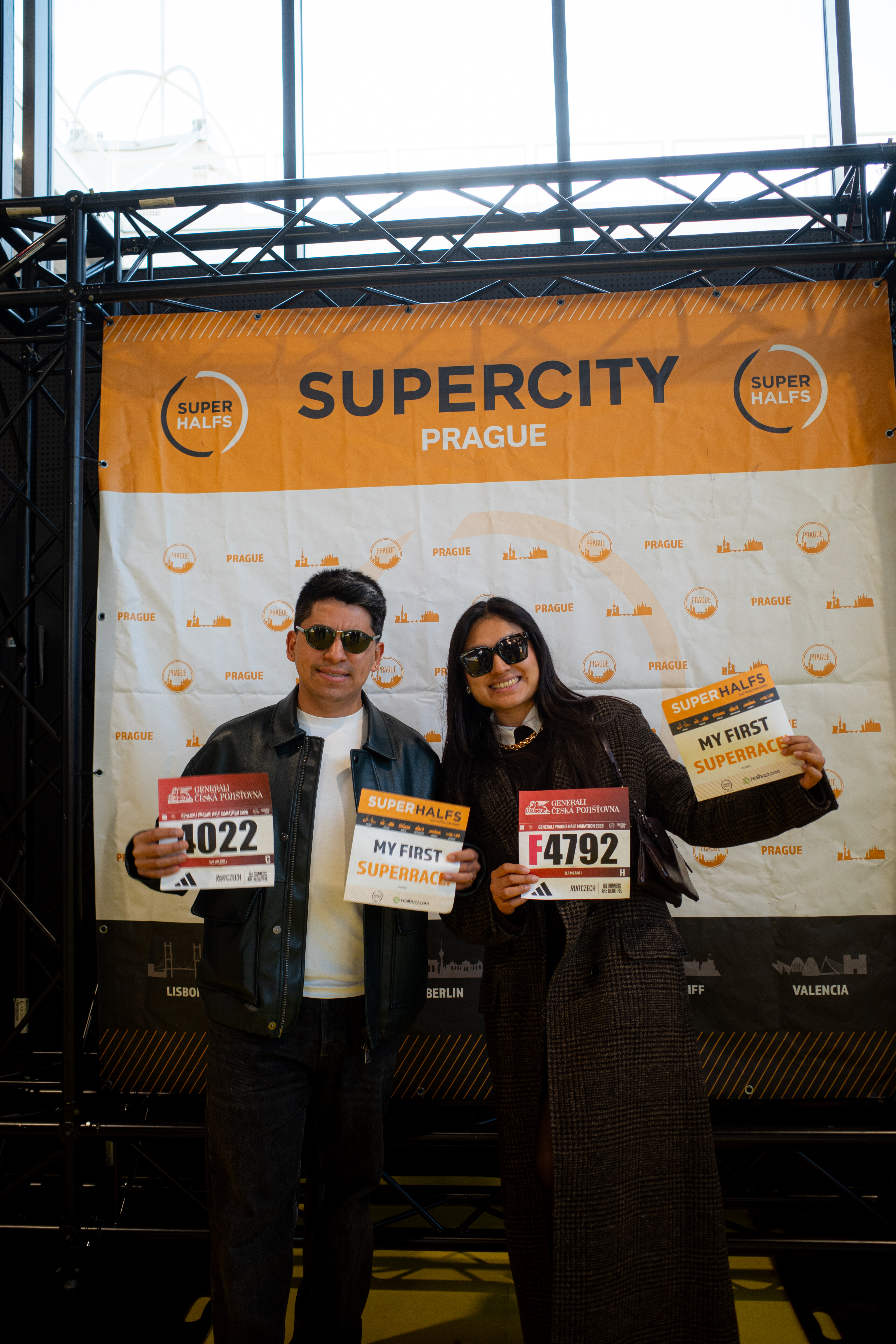 Race bib pickup Prague