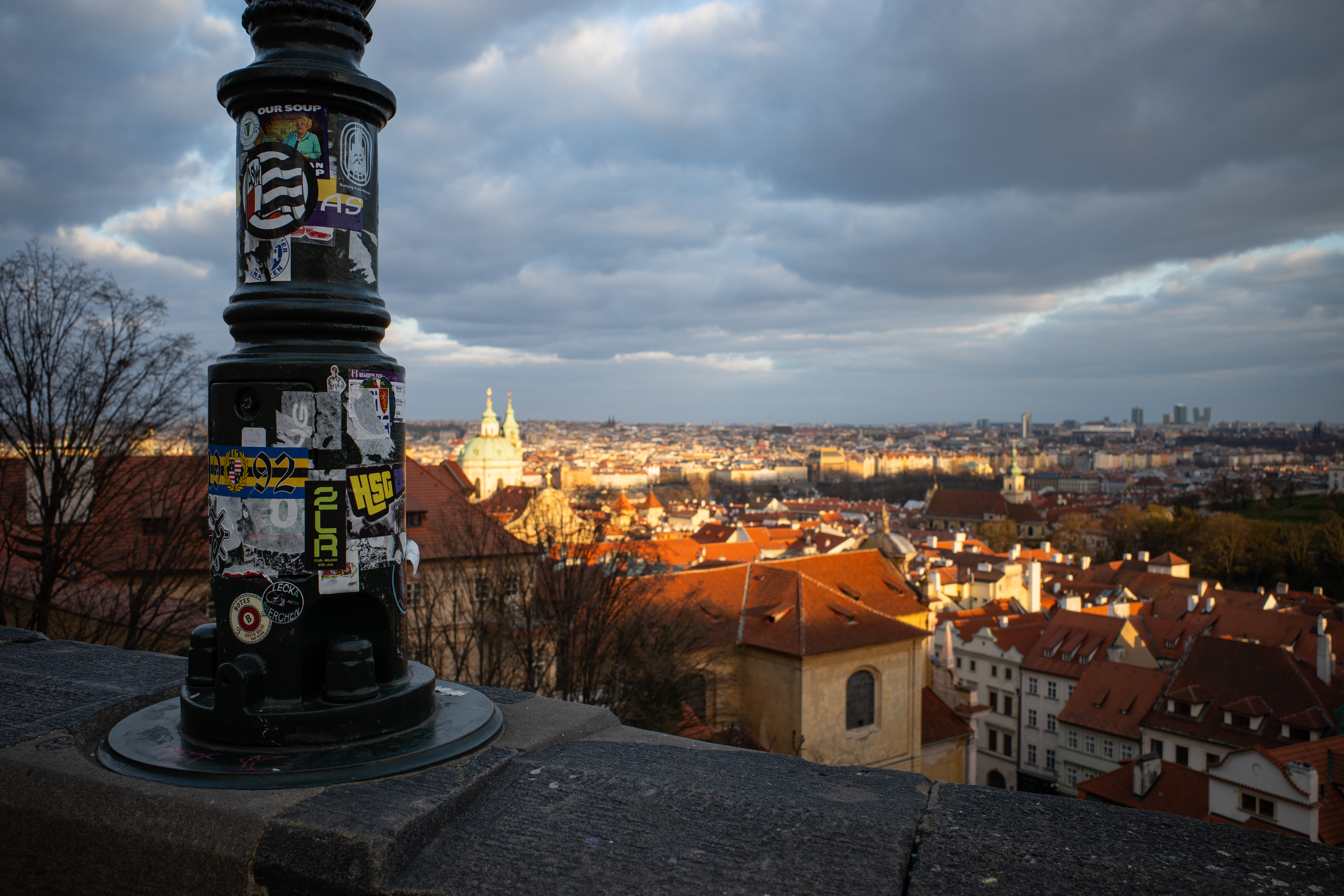 Prague city view